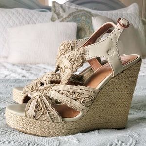 Lucky Brand espadrille wedge heel